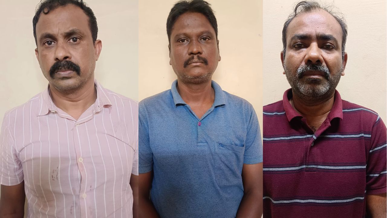 பிறிமுதல் செய்யப்பட்ட 38 லிட்டா் மூலப்பொருட்கள் - மூவர் கைது