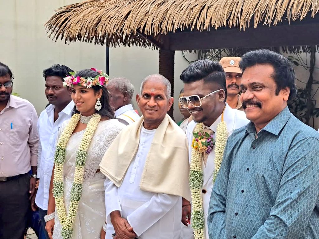 இசைஞானி இளையராஜா தலைமையில் தனது காதலியை கரம் பிடித்த தெருகுரல் அறிவு!