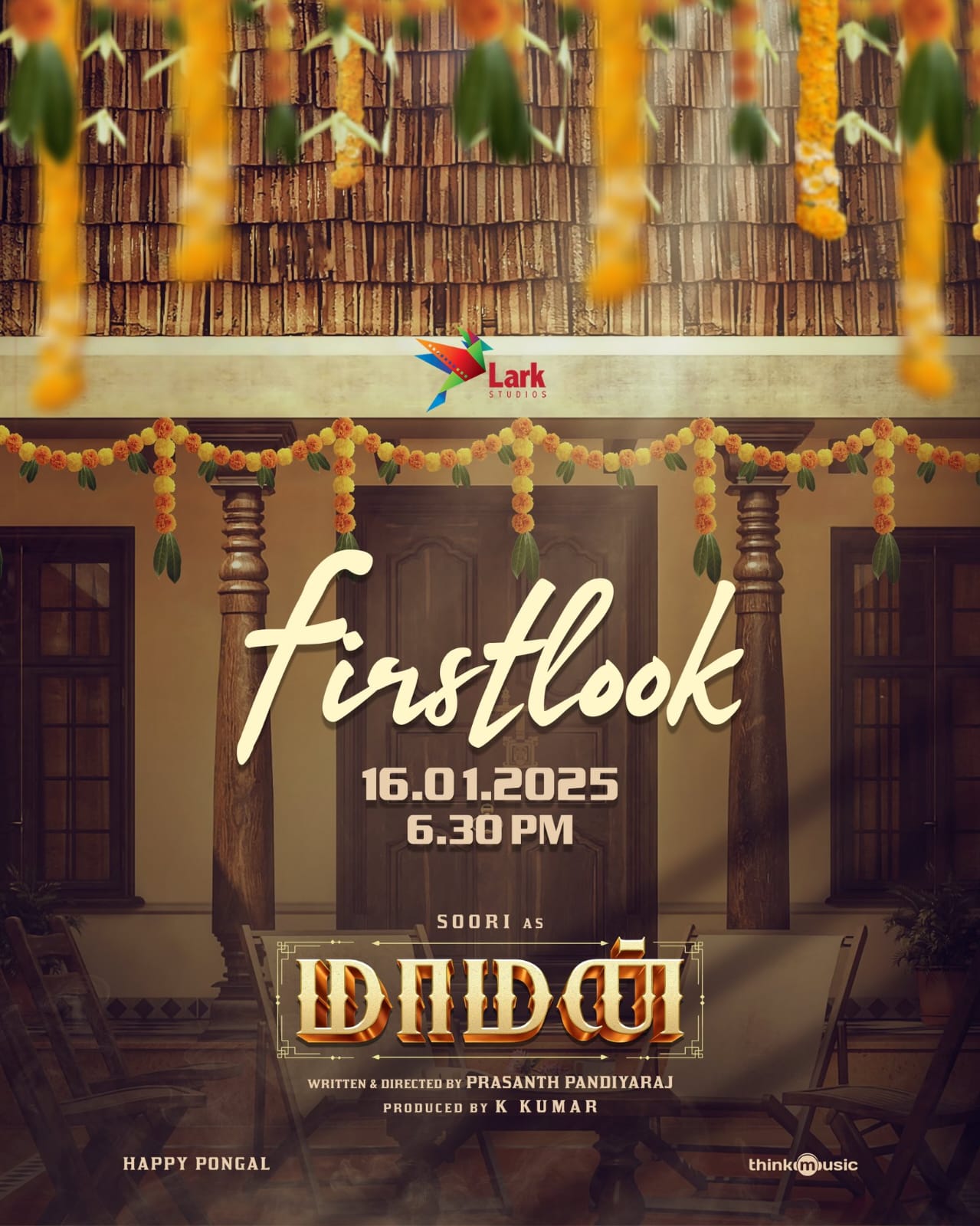 சூரி நடிக்கும் 'மாமன்'.... நாளை வெளியாகும் ஃபர்ஸ்ட் லுக்!