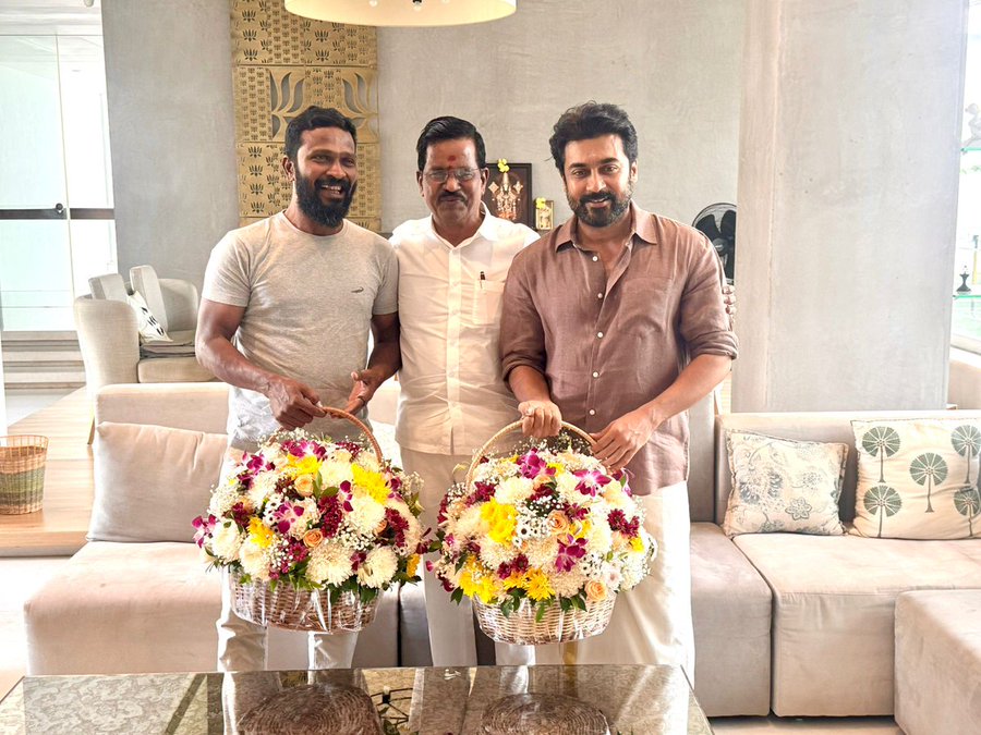 படப்பிடிப்புக்கு தேதி குறித்த 'வாடிவாசல்' படக்குழு!