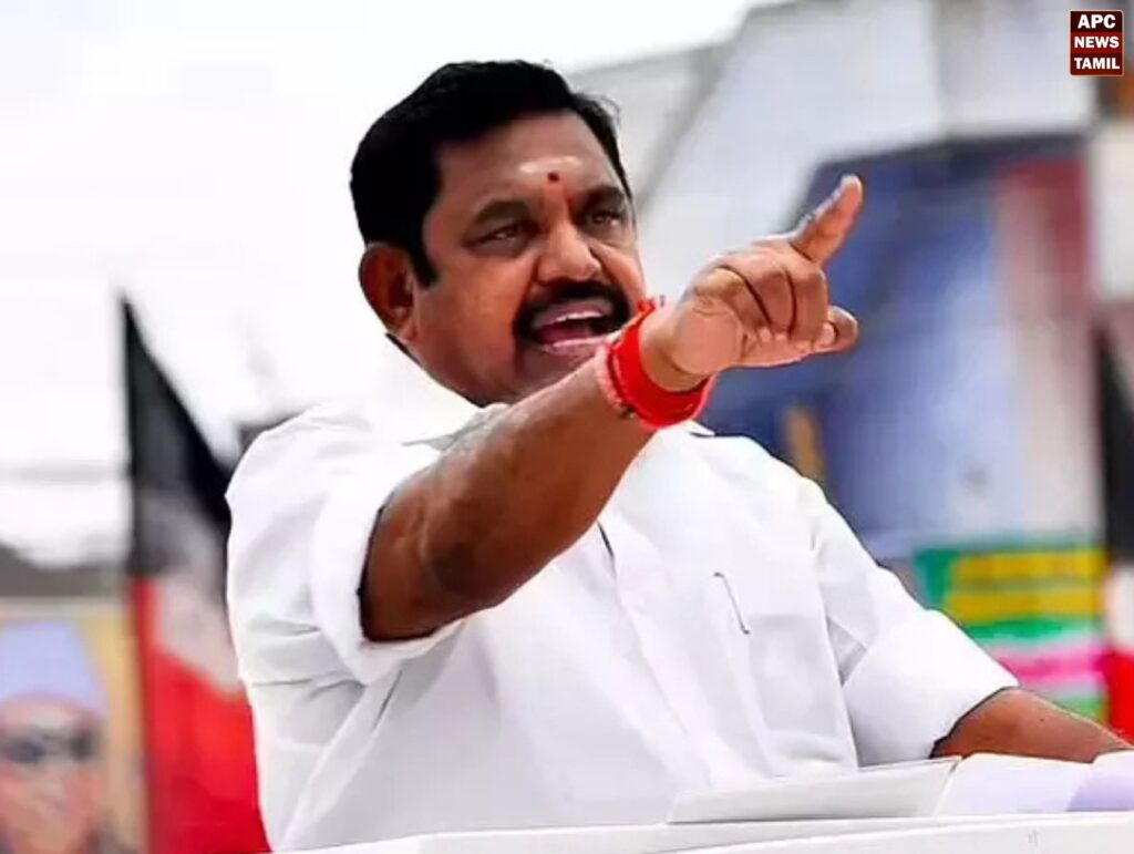 பள்ளியில் கூட பாதுகாப்பு இல்லை - எடப்பாடி பழனிசாமி கடும் கண்டனம்