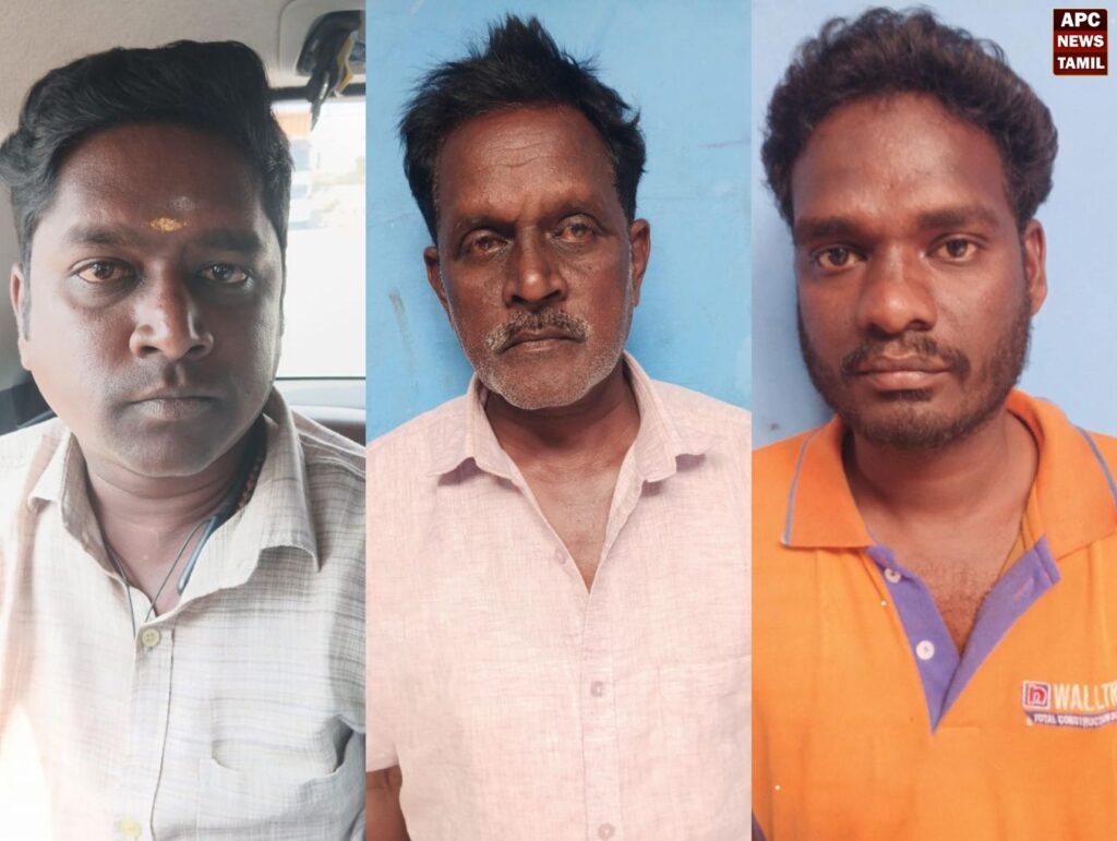 ரோடு ரோலரையே லவட்டிய பலே திருட்டு கில்லாடிகள்... வசமாக சிக்கிய தந்தை -மகன்..!