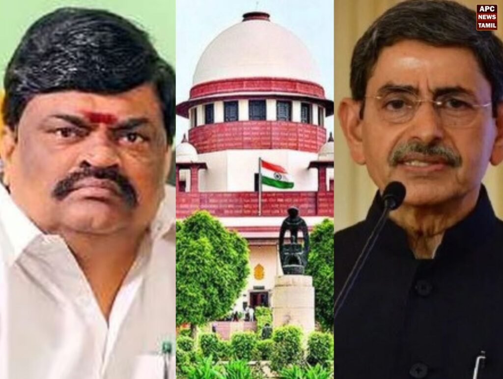 ராஜேந்திர பாலாஜி ஊழல் வழக்கு…ஆளுநர் இன்னும் அனுமதி வழங்கவில்லை - உச்ச நீதிமன்றம் அறிவிப்பு