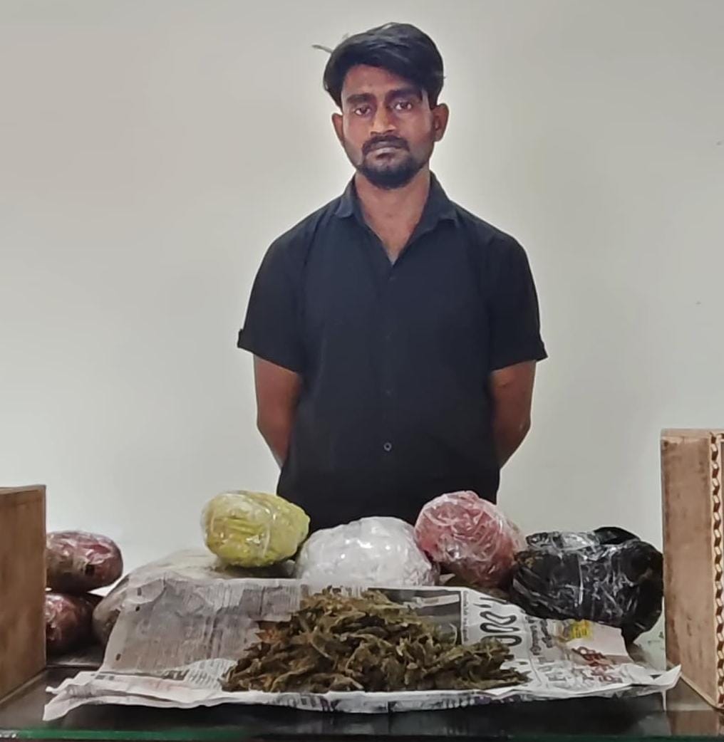 சுற்றுலா நகரில் கஞ்சா விற்பனை அதிகரிப்பு... பீகார் மாநில இளைஞர்கள் 4 பேர் கைது