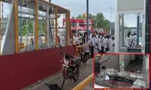 சுங்கச்சாவடியை அடித்து நொறுக்கிய விவகாரம்: - பொதுமக்கள் மீது திருட்டு வழக்கு