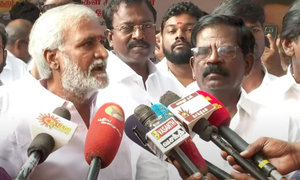 சைத்தான் ஆட்சியில் நியாயம் கிடைக்காது : முன்னாள் அமைச்சர் பி.கே.சேகர்பாபு காட்டம்!