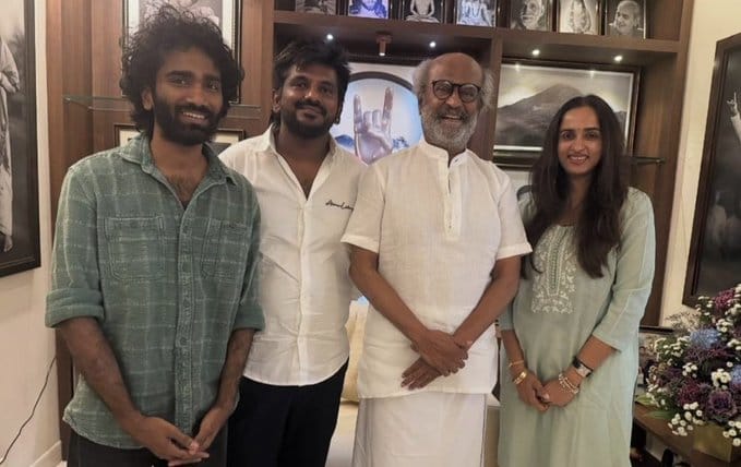 'டிராகன்' படக்குழுவினரை நேரில் அழைத்து பாராட்டிய சூப்பர் ஸ்டார் ரஜினிகாந்த்!