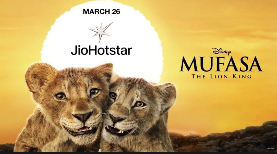 நாளை ஓடிடிக்கு வரும் 'முஃபாசா தி லயன் கிங்'!
