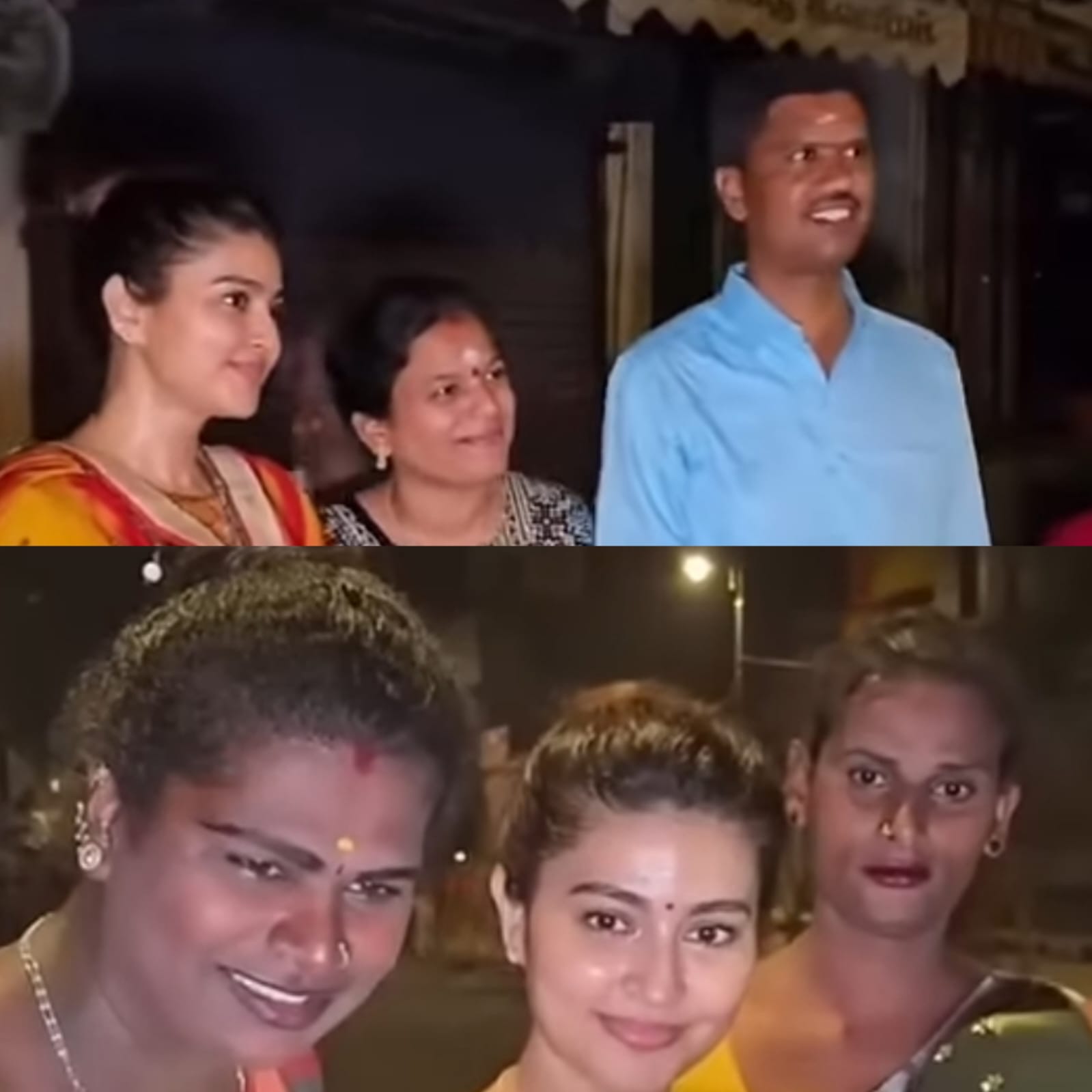 இந்த மனசு யாருக்கு வரும் ..... கிரிவலத்தில் சினேகா செய்த அந்த செயல்!