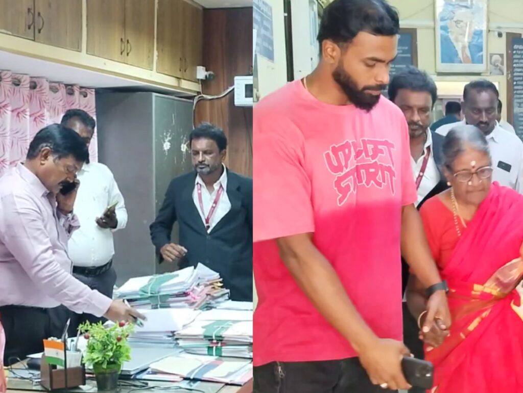 அம்பத்தூர் மாவட்ட ஆட்சியர் அலுவலகம் நீதிமன்ற அதிகாரிகளால் ஜப்தி, பரபரப்பு!