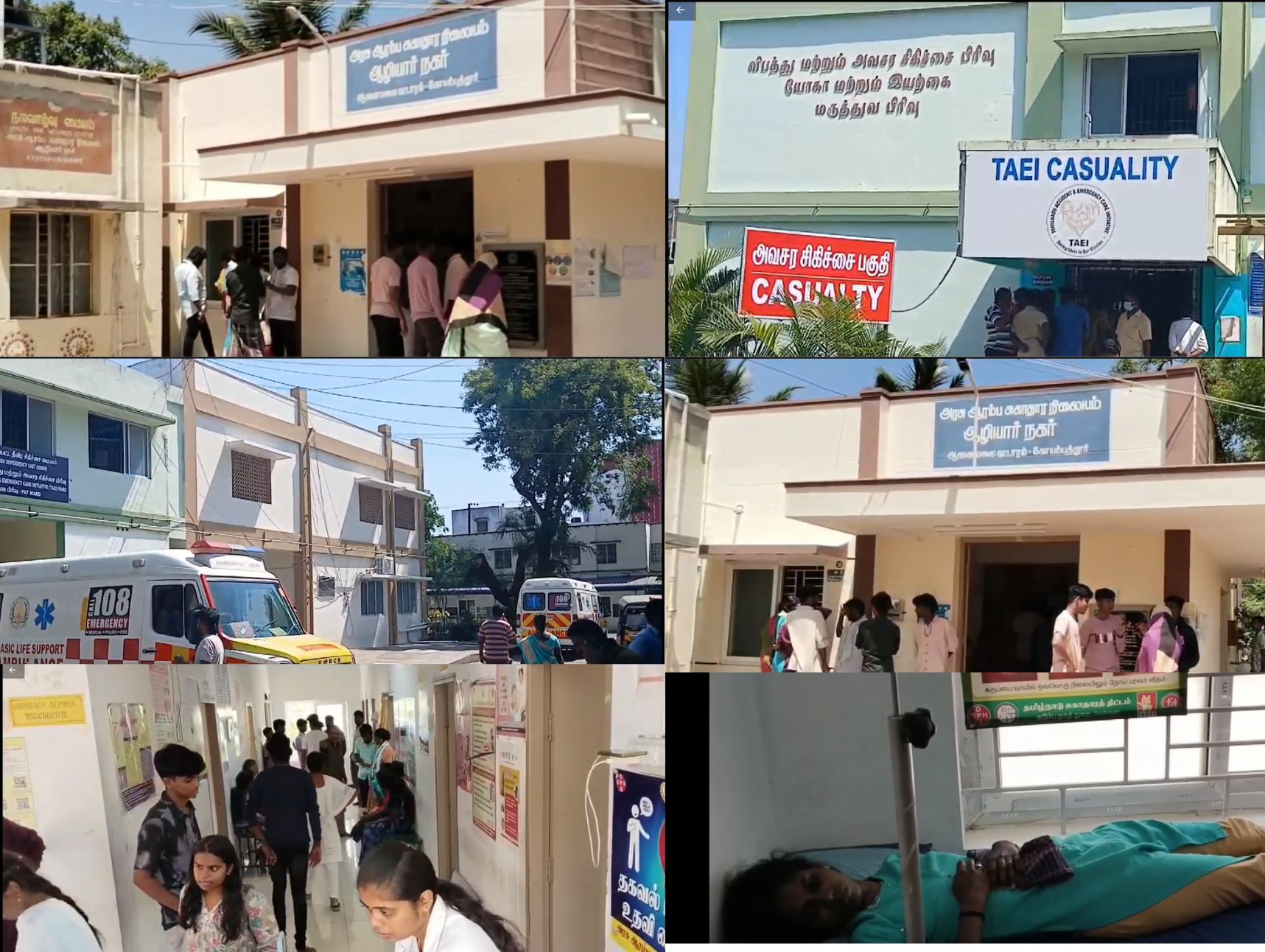 சுற்றுலா வந்த இடத்தில்  கொட்டிய தேன் குளவி – 30 மாணவர்கள்  மருத்துவமனையில் அனுமதி