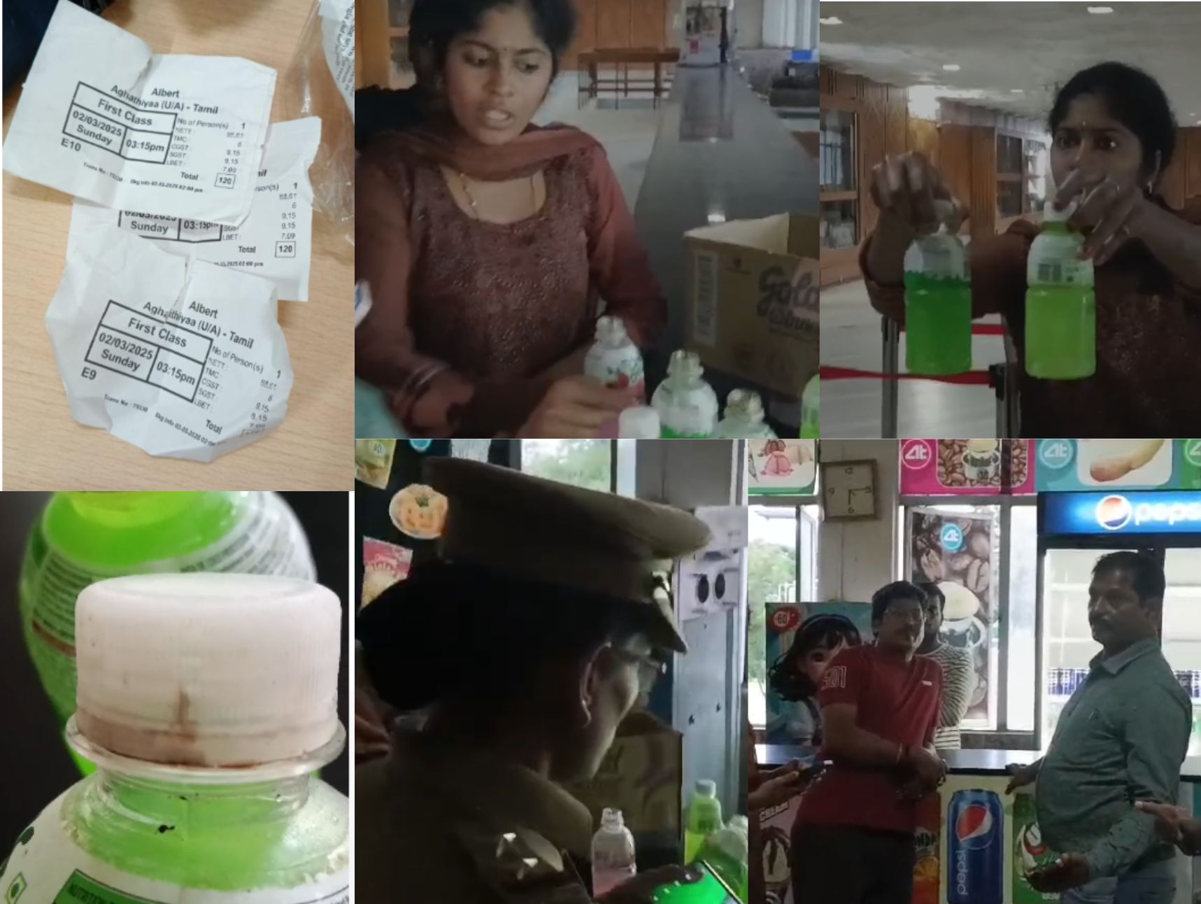 பிரபல தியேட்டரில் சுகாதாரமற்ற குளிர்பானங்கள் விற்பனை –  ரசிகர்கள் அதிர்ச்சி