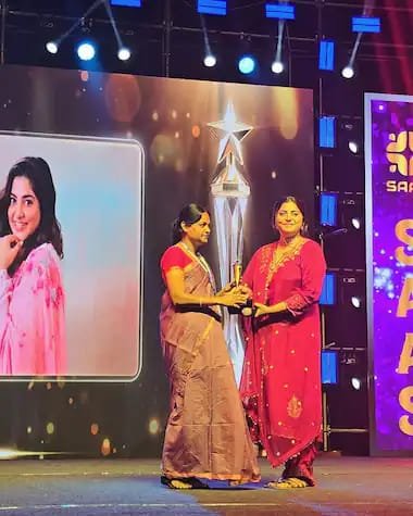 சிறந்த நடிகைக்கான விருதை வென்ற சிம்பு பட நடிகை!