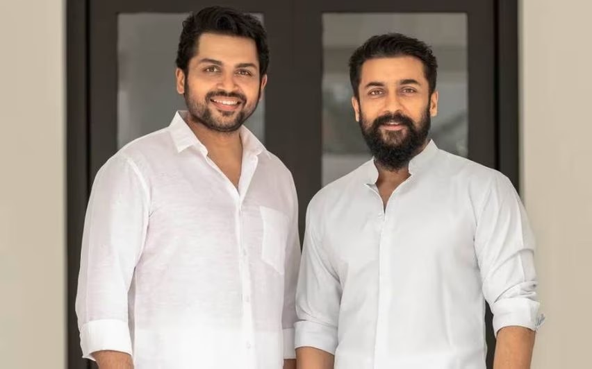 எங்க அண்ணன் ஷூட்டிங்கில் இதை தான் பண்ணிட்டு இருக்காரு.... 'சூர்யா 45' குறித்து கார்த்தி!