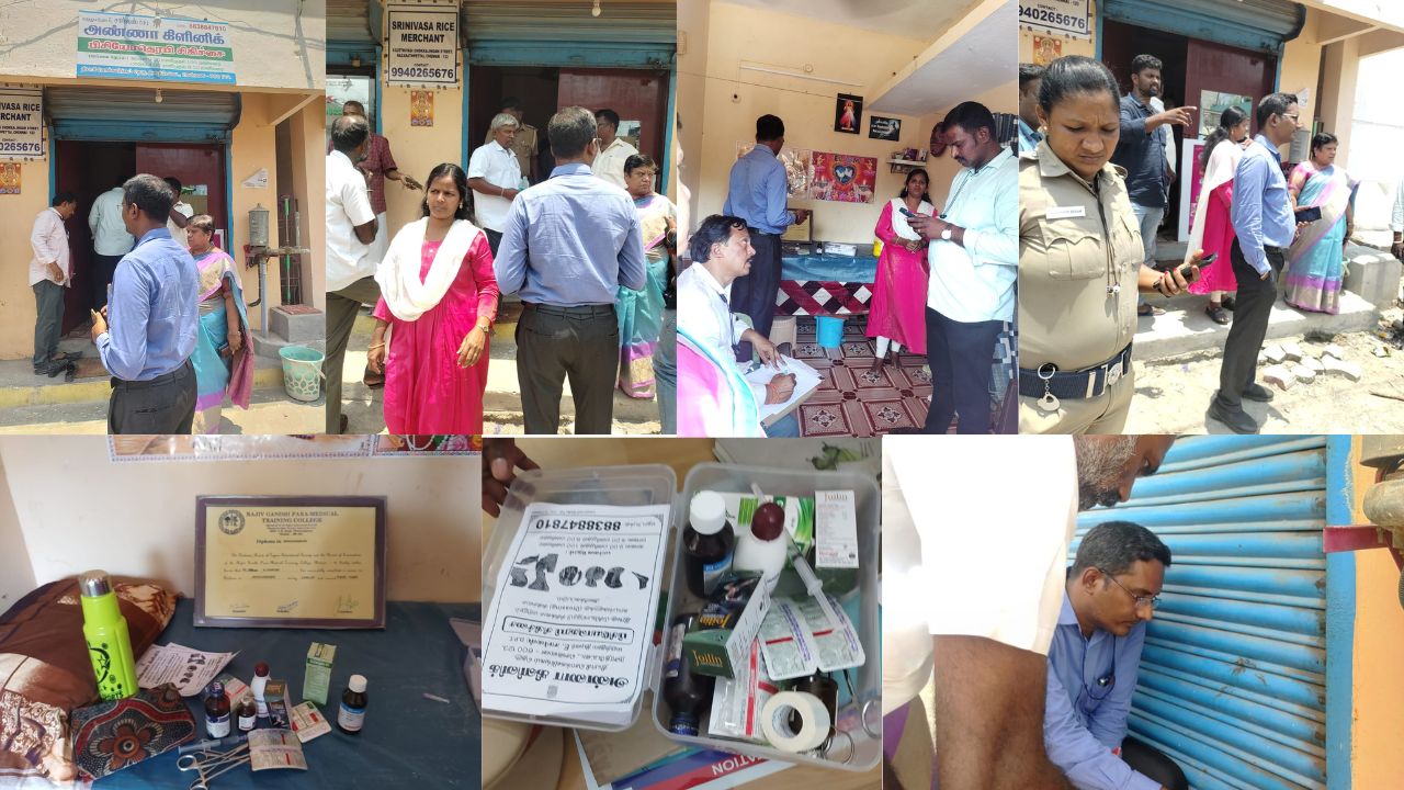 வயிற்ற வலிக்கு ஊசி போட முயன்ற போலி மருத்துவர் - கைது