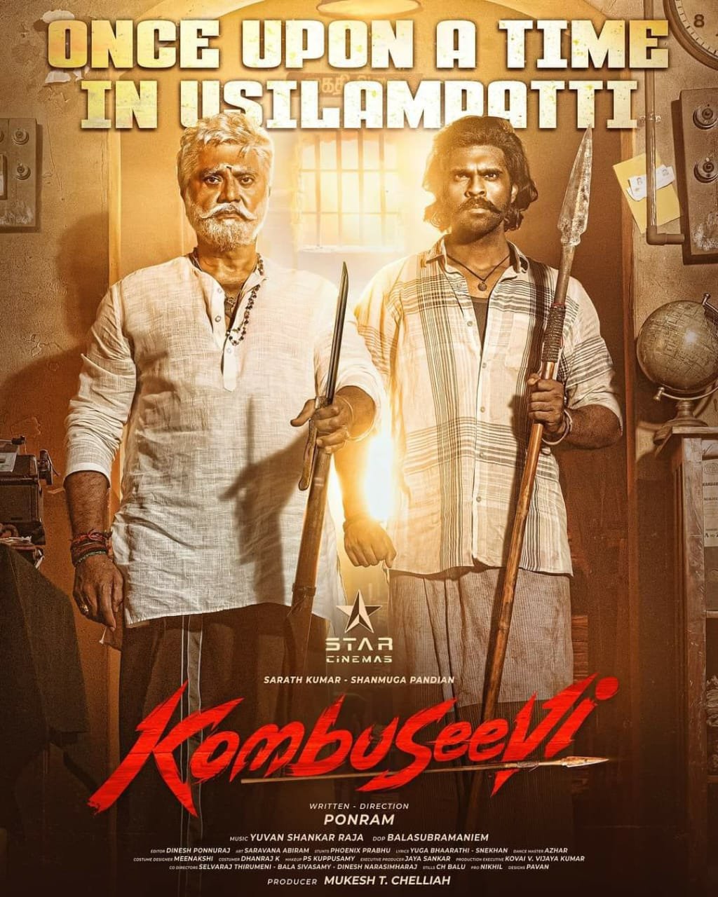 சரத்குமார், சண்முக பாண்டியன் நடிக்கும் புதிய படத்தின் முக்கிய அறிவிப்பு