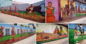 சிங்காரச் சென்னை 2.0… தூய்மை  பணியாளர்களை கௌரவிக்கும் தத்ரூப சுவர் ஓவியங்கள்… 