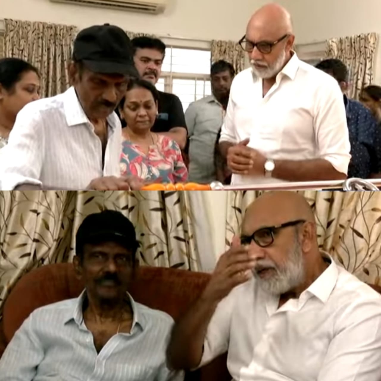 கவுண்டமணியின் மனைவி மறைவு.... நடிகர் சத்யராஜ் அஞ்சலி!