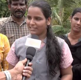 அரசு பள்ளிக்கு பெருமை சேர்த்த வடமாநில மாணவியின் சாதனை… 