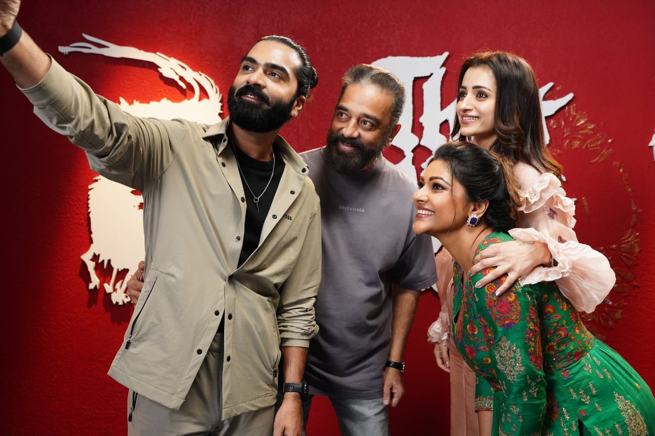 'தக் லைஃப்' ப்ரோமோஷன் பணிகள் தீவிரம்.... வைரலாகும் புகைப்படங்கள்!