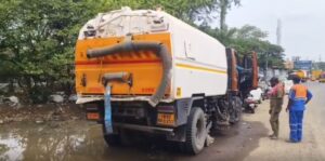 ஆந்திர அரசு பேருந்து ஒட்டுநரின் கவனக்குறைவால் ஏற்பட்ட விபத்து… 