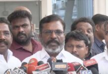வருகின்ற தேர்தலில் திமுக, அதிமுக இரு துருவ போட்டி – திருமாவளவன் கருத்து…
