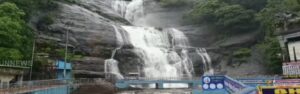 திற்பரப்பு அருவியில் வெள்ளப் பெருக்கு