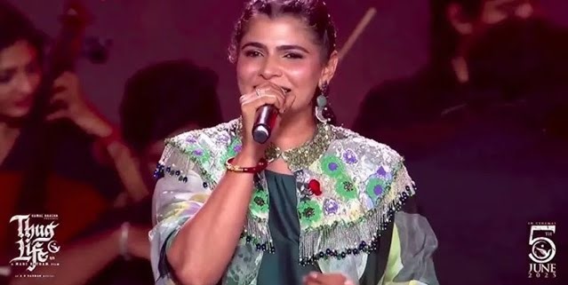 'தக் லைஃப்' ஆல்பத்தில் சேர்க்கப்பட்ட சின்மயி வெர்ஷன் 'முத்தமழை'.... குஷியில் ரசிகர்கள்!