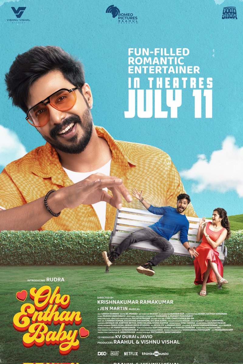 'ஓஹோ எந்தன் பேபி' படத்தின் ரிலீஸ் தேதி அறிவிப்பு!
