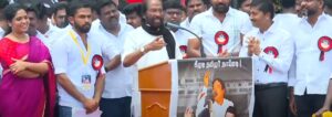 மதுரையில் திமுக மாணவரணி சார்பில் ஆர்ப்பாட்டம்…மாநிலச் செயலாளர் தலைமை…
