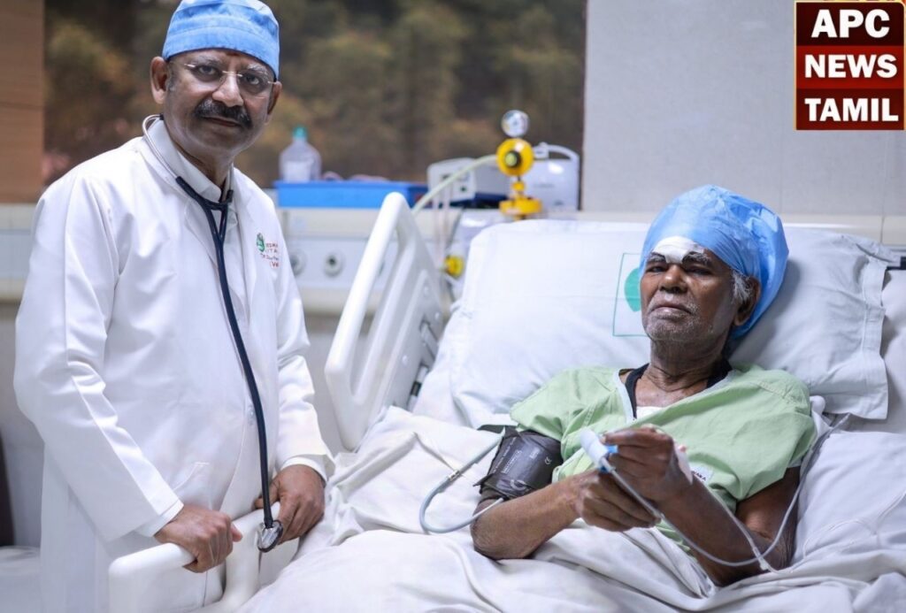 நல்லக்கண்ணு ராஜீவ் காந்தி அரசு மருத்துவமனையில் அனுமதி