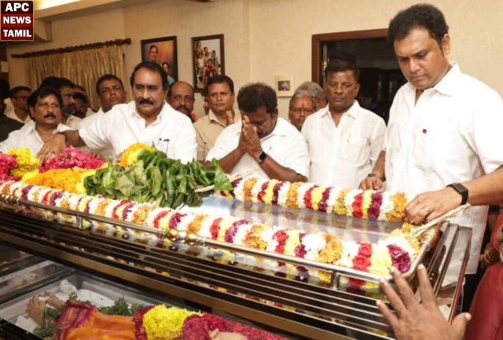 டி.ஆர். பாலுவின் மறைவு! தலைவர்கள் இரங்கல்!