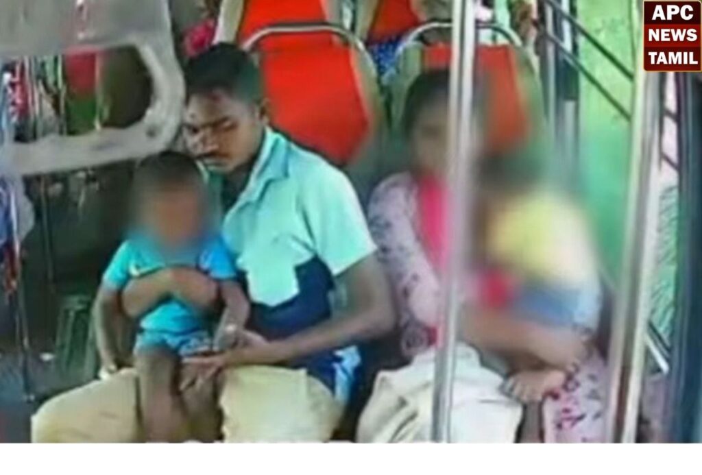 சடன் பிரேக் போட்டதால் நேர்ந்த துயரம்…மருத்துவமனையில் குழந்தைகள் அனுமதி