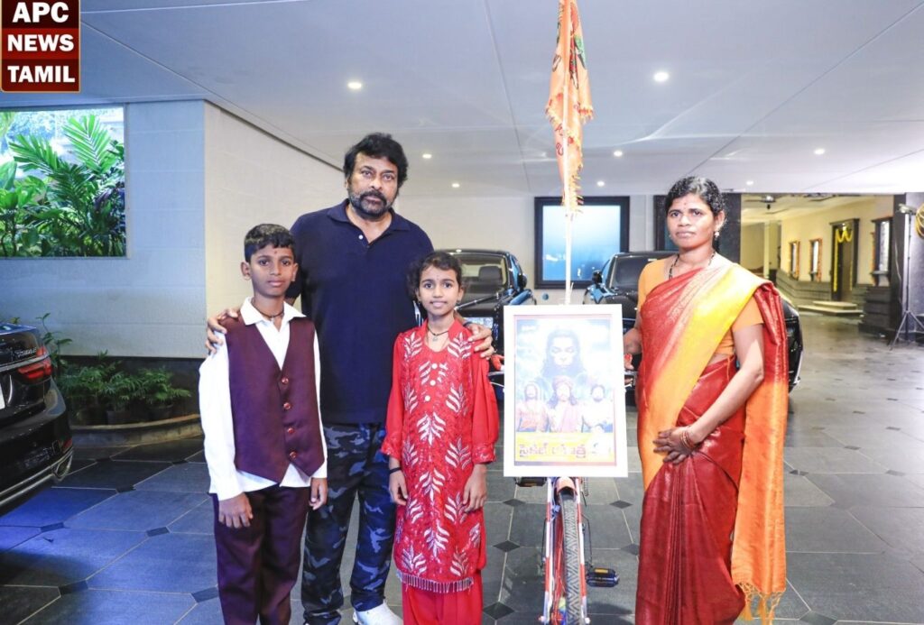 ரசிகையின் கனவை நனவாக்கிய மெகா ஸ்டார் சிரஞ்சீவி!