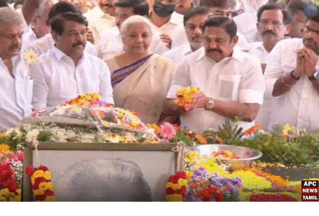 ஜி.கே.மூப்பனார் 24வது நினைவு நாள்… என்.டி.ஏ. தலைவர்கள் மரியாதை…