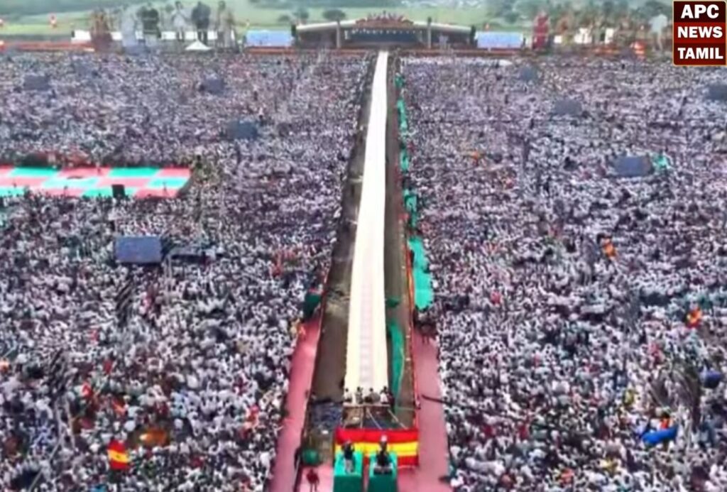 மாநாட்டுக்கு செல்லும் வழியில் த.வெ.க தொண்டர் மரணம்!!