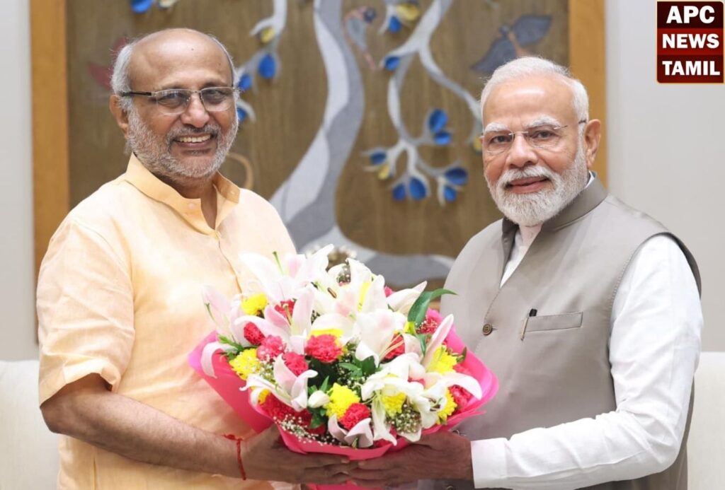 டெல்லிக்கு விரைந்த சி.பி.ராதாகிருஷ்ணன்… பிரதமரிடம் நேரில் வாழ்த்து…