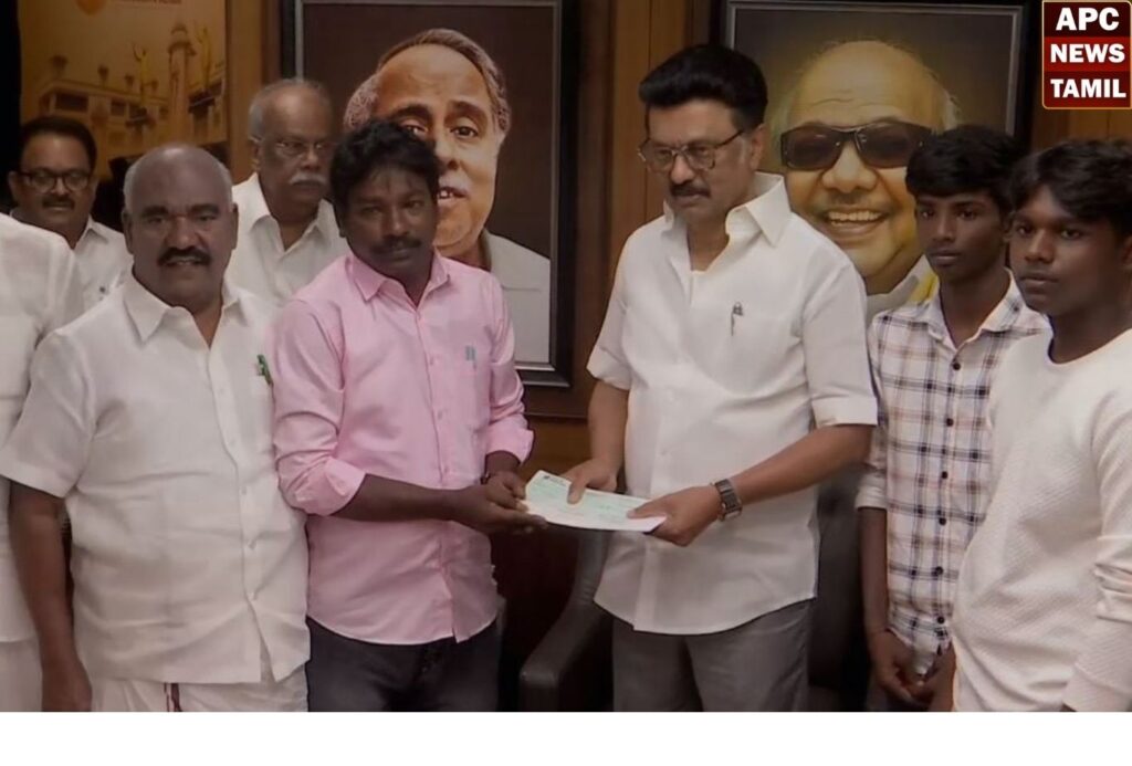 சாலை விபத்தில் உயிரிழந்தவருக்கு ரூ.10 லட்சம் நிதியுதவி வழங்கிய முதல்வர்…