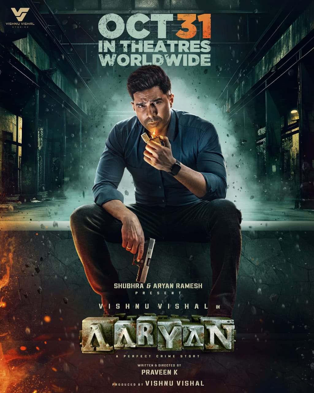 அடுத்த ஹிட்டுக்கு தயாரான விஷ்ணு விஷால்.... 'ஆர்யன்' பட டீசர் வைரல்!