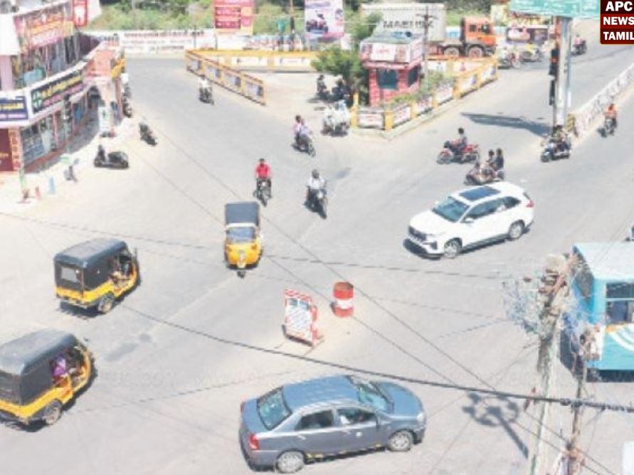 கடலூர் - நெல்லிக்குப்பம் சாலையில் போக்குவரத்து நெரிசல்… மேம்பாலம் அமைக்க கோரி பொது மக்கள் கோரிக்கை…