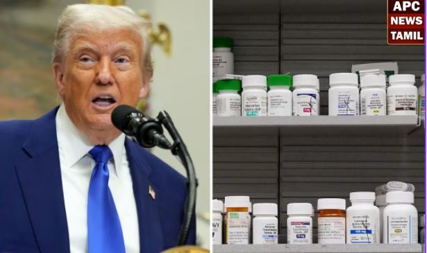 மருந்து பொருட்களுக்கு 100% வரி விதிக்கப்படும்!! டிரம்ப் அதிரடி…