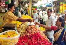 நவராத்திரி பண்டிகையை முன்னிட்டு பூக்கள் விலை உயர்வு!!