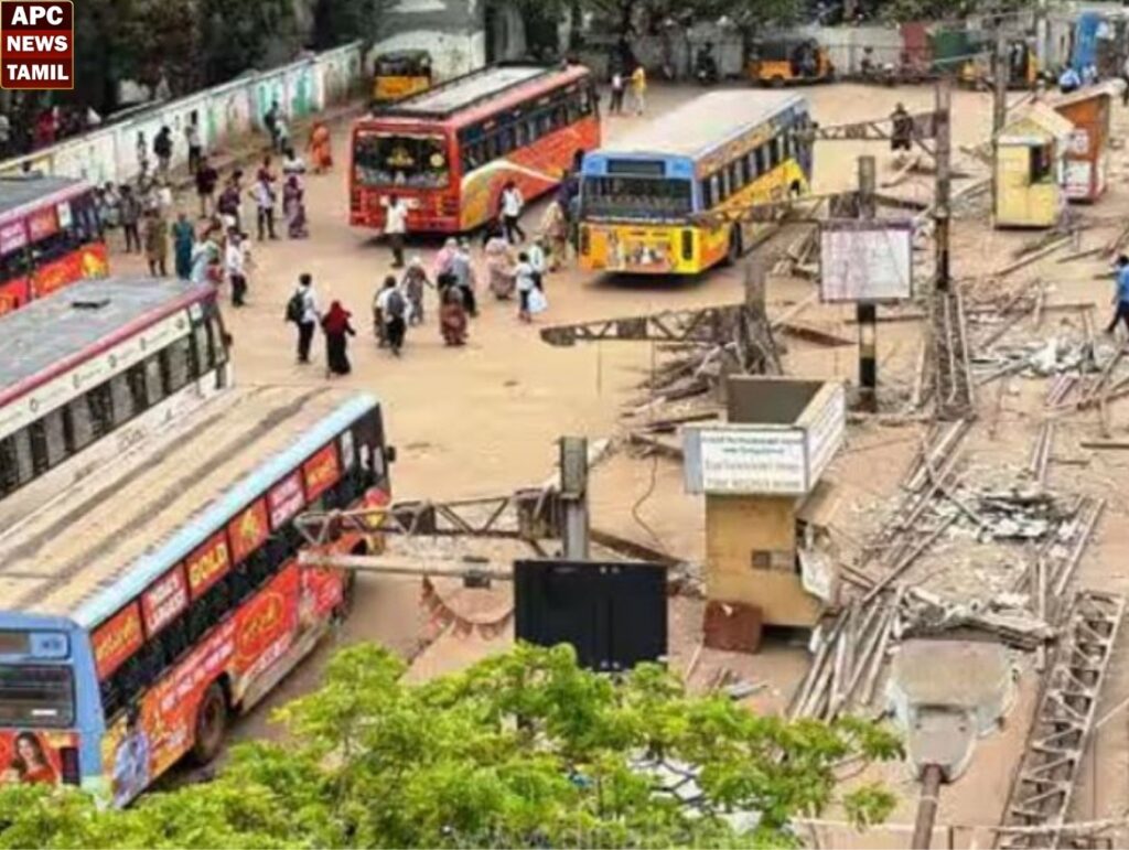 ஆவடி பேருந்து முனையம் தற்காலிகமாக இடமாற்றம்!!