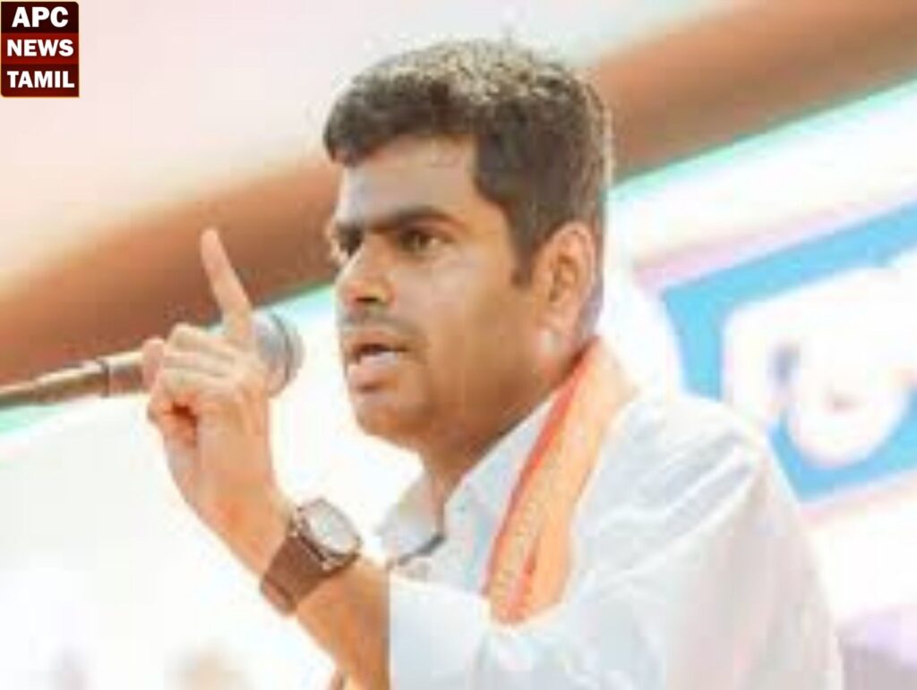 திமுக ஆட்சியின் ஊழலில் அரசுப் பள்ளியும் தப்பவில்லை – அன்னாமலை குற்றச்சாட்டு