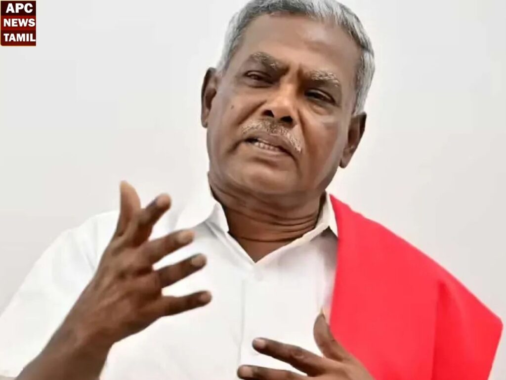 அதிமுகவை பாஜக வழிநடத்துகிறது – பெ.சன்முகம் விமர்சனம்