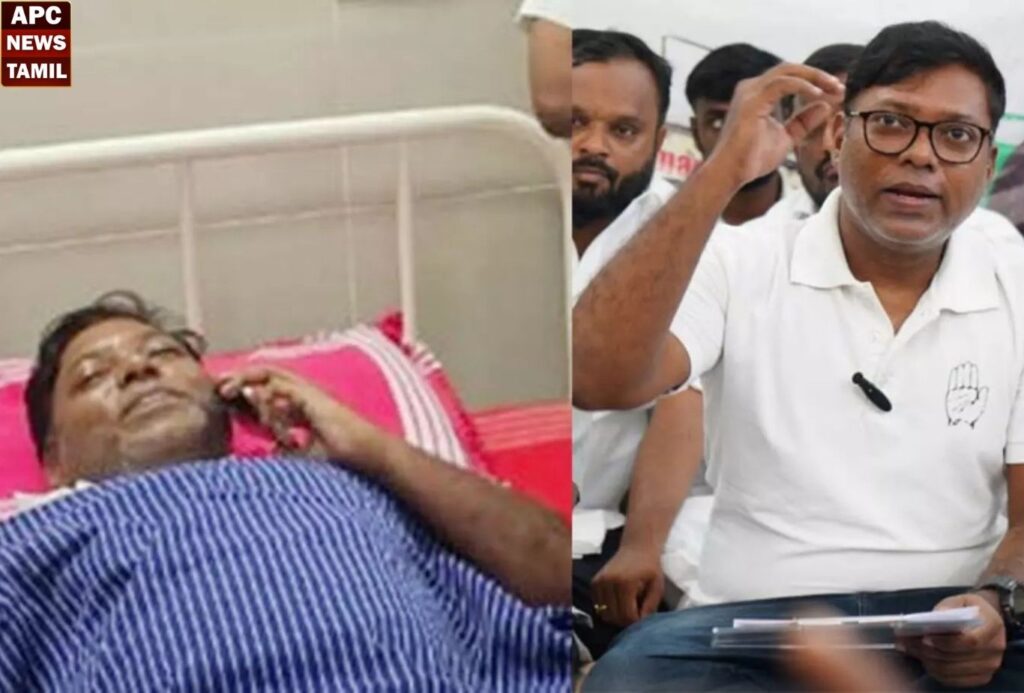 காங்கிரஸ் மேலிடம் வேண்டுகோளுக்கு இணங்கி உண்ணாவிரதத்தை வாபஸ் பெற்றார் எம்.பி.சசிகாந் செந்தில்