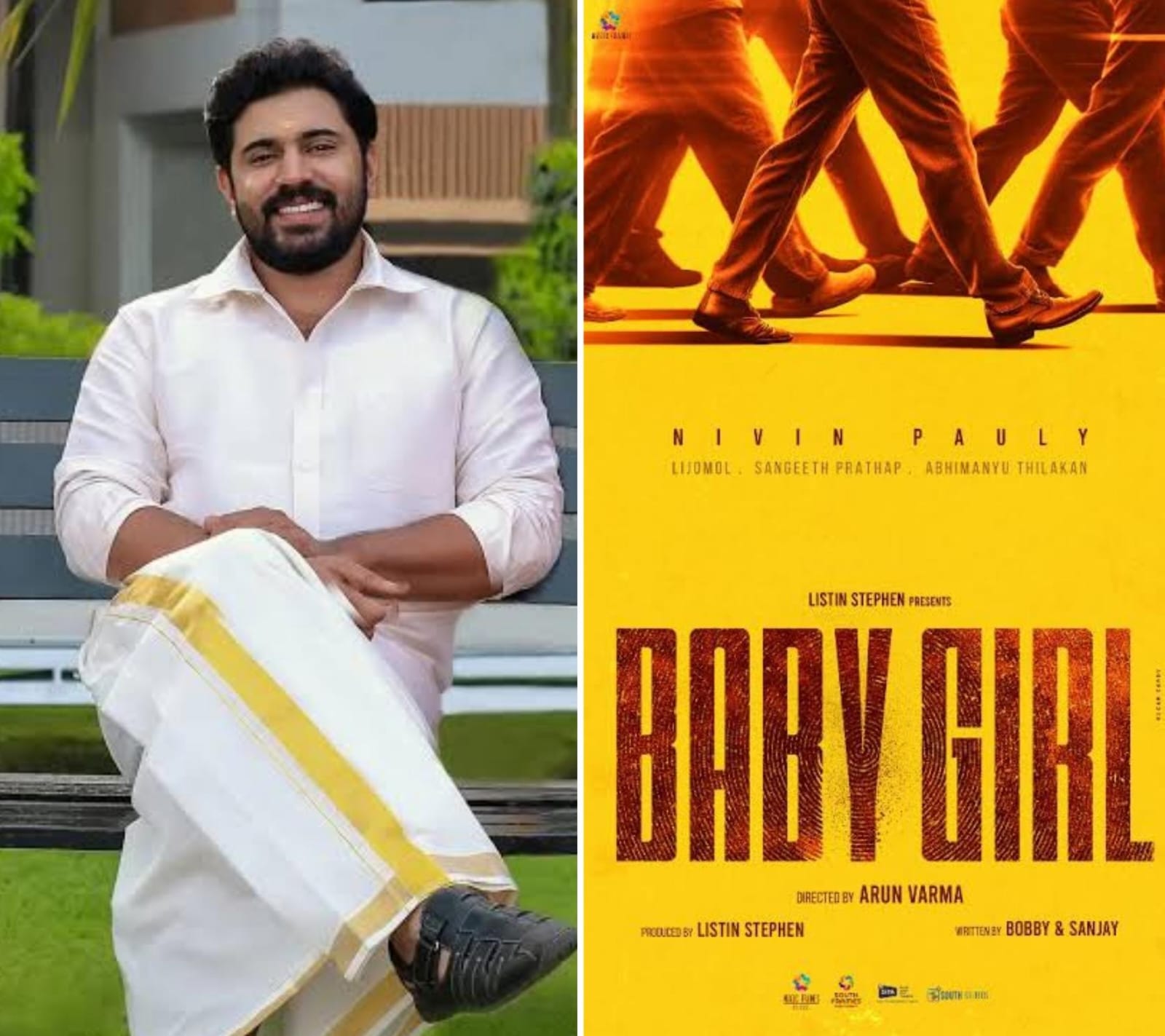 நிவின் பாலி நடிக்கும் 'பேபி கேர்ள்'.... ஃபர்ஸ்ட் லுக் குறித்த அறிவிப்பு!