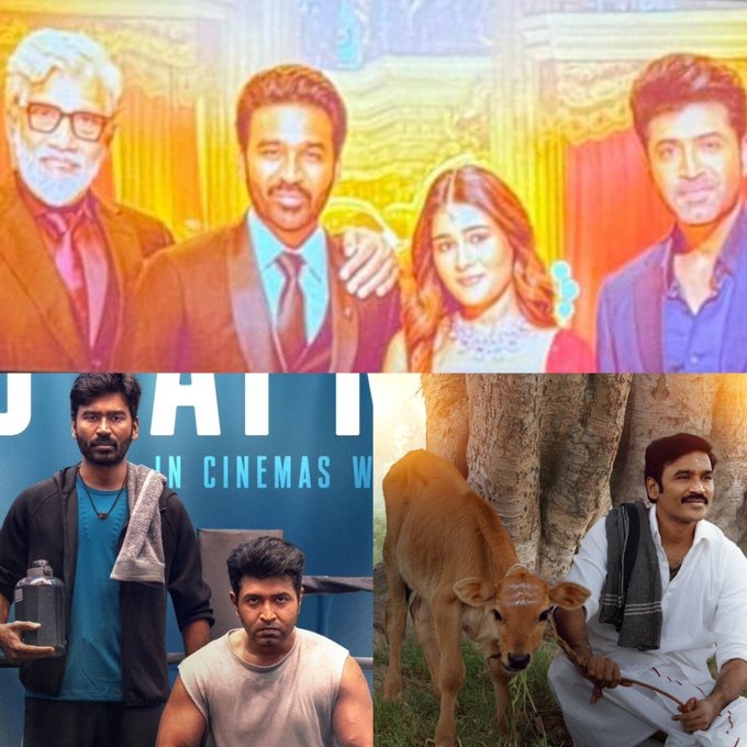 வைரலாகும் 'இட்லி கடை' போஸ்டர் .... இரட்டை வேடங்களில் நடித்திருக்கிறாரா தனுஷ்?