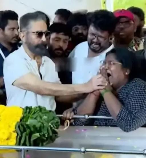 எங்க அப்பாட்ட பேசுங்க சார்.... கதறிய ரோபோ சங்கர் மகள்.... கண்கலங்கிய கமல்!