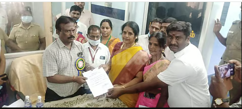 உசிலம்பட்டி நகர்மன்ற தலைவர் சகுந்தலா